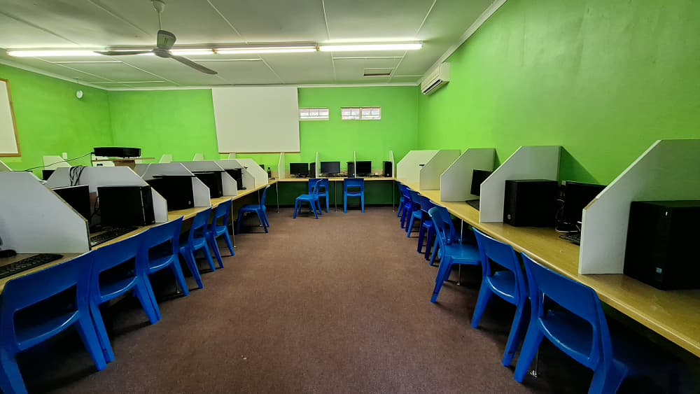Computer science lab at Sifundzani High School
