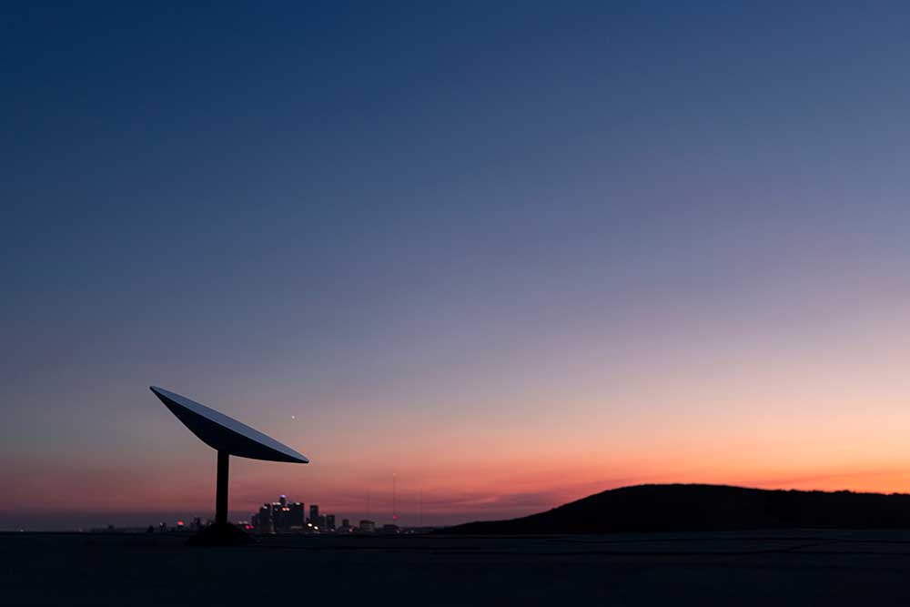 Starlink satellite dish